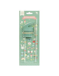 Dop, rietje & borstel set: Joy