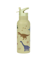 XL RVS drinkfles: Dinosaurussen