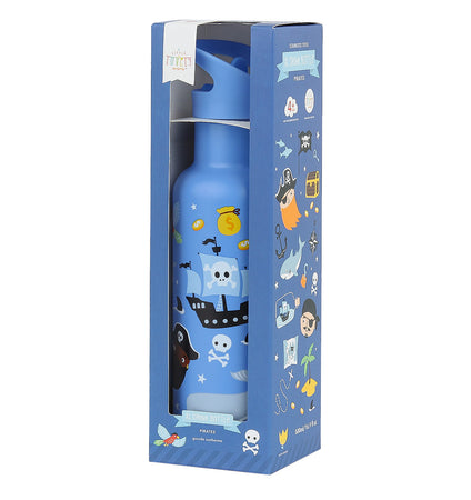 XL RVS drinkfles: Piraten