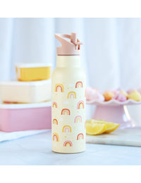 XL RVS drinkfles: Regenbogen
