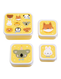 Lunch & snack box set: Dierenvriendjes