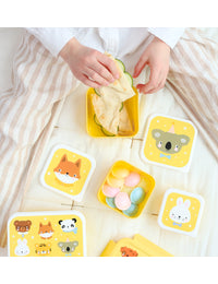 Lunch & snack box set: Dierenvriendjes