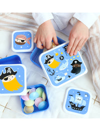 Lunch & snack box set: Piraten