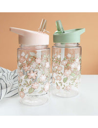 Drinkfles: Bloesems - roze