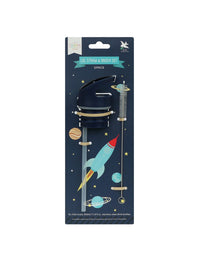 Dop, rietje & borstel set: Ruimte