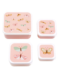 Lunch & snack box set: Vlinders