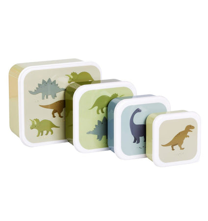 Lunch & snack box set: Dinosaurussen