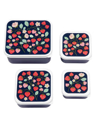Lunch & snack box set: Aardbeien