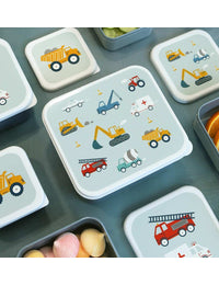 Lunch & snack box set: Voertuigen