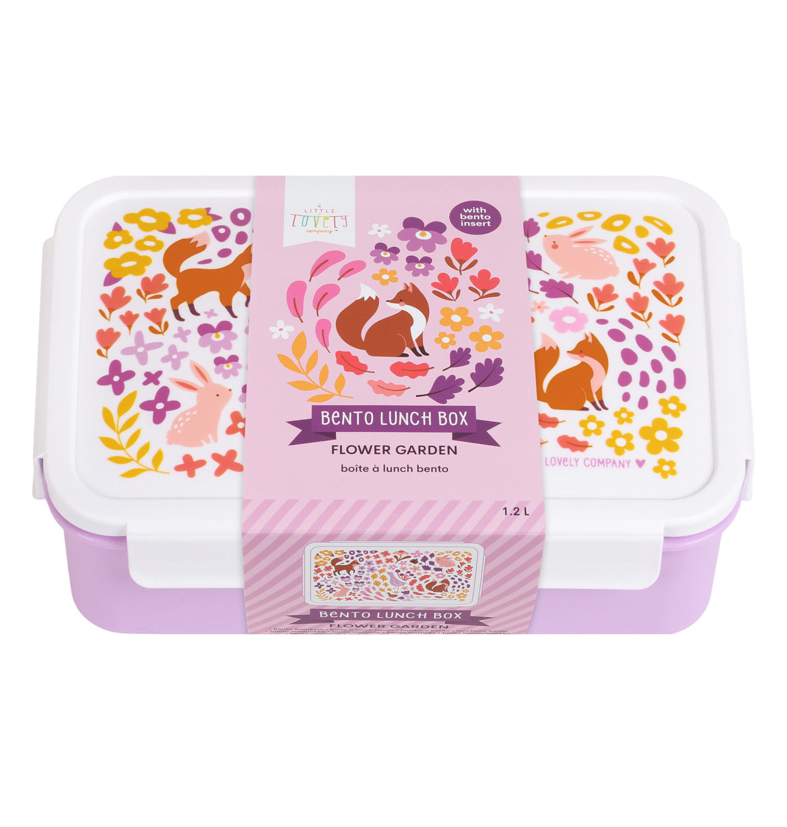 Bento lunch box: Bloementuin