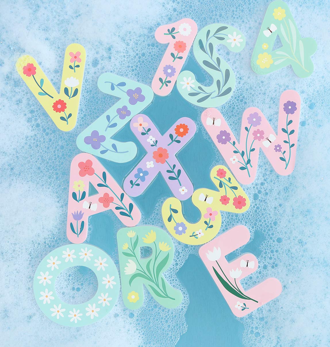 Foam badspeelgoed: Bloemen
