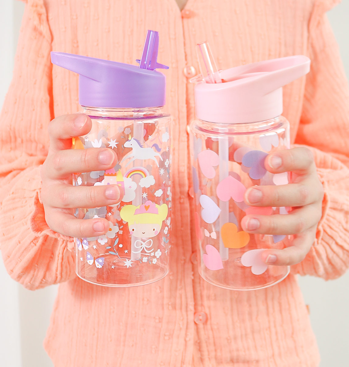 Drinkfles: Hartjes