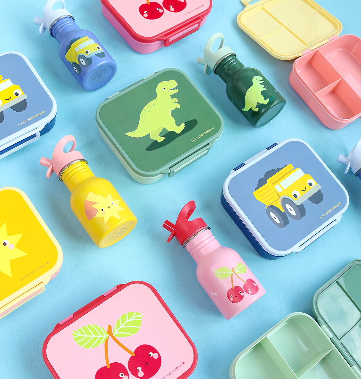Kleine RVS drinkfles: Dinosaurus