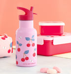 RVS drinkfles: Kersen