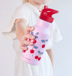 RVS drinkfles: Kersen