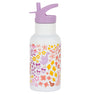 RVS drinkfles: Bloementuin