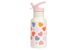 RVS drinkfles: Hartjes