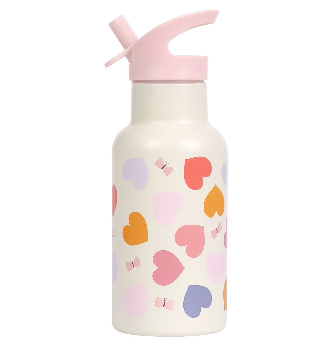 RVS drinkfles: Hartjes