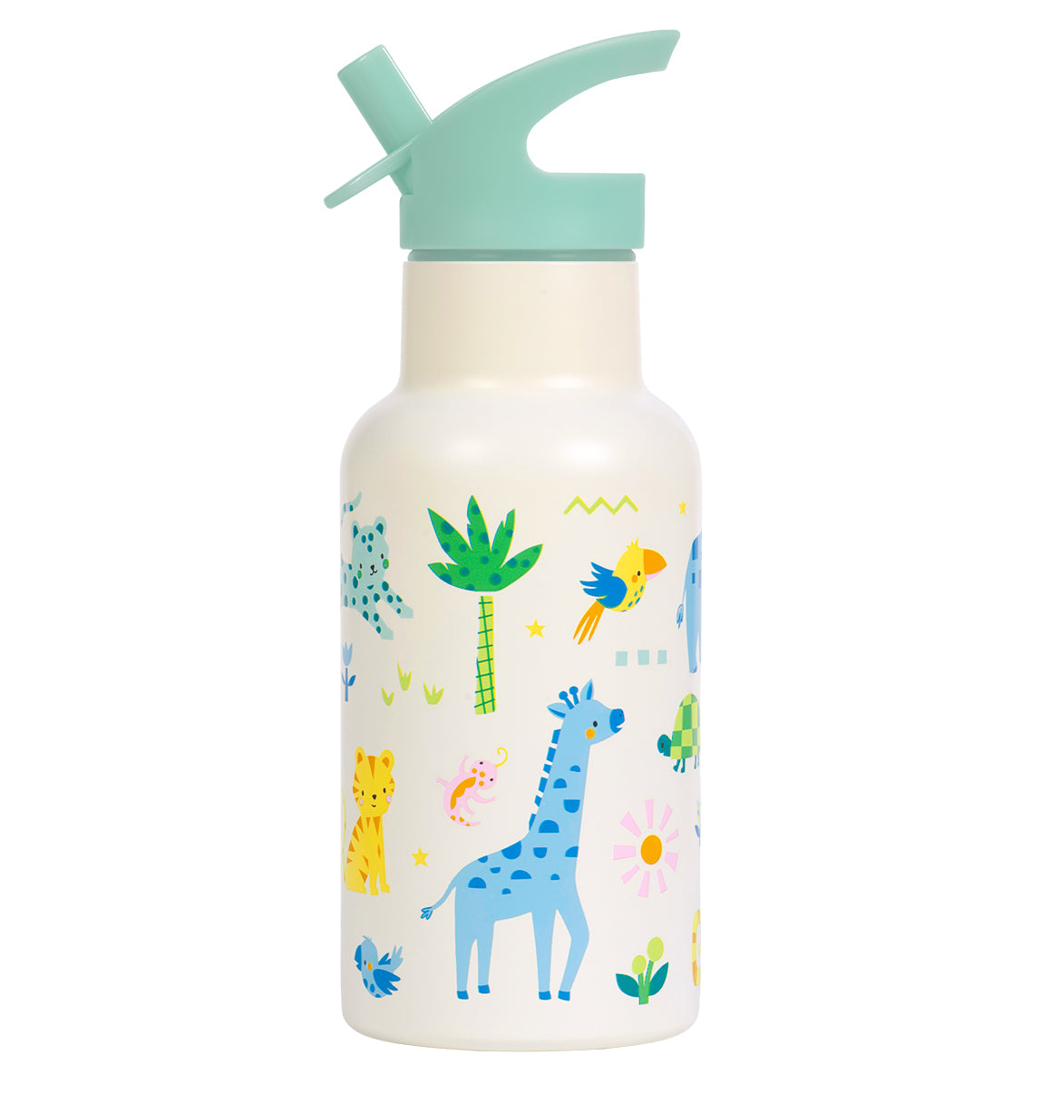 RVS drinkfles: Jungle