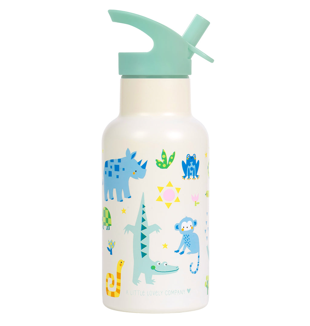 RVS drinkfles: Jungle