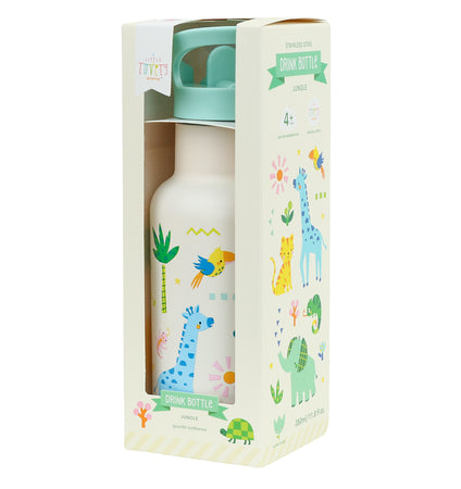 RVS drinkfles: Jungle