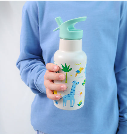 RVS drinkfles: Jungle
