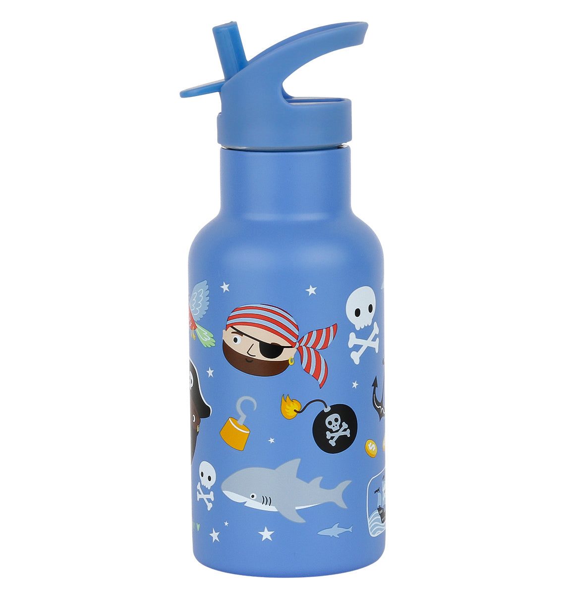RVS drinkfles: Piraten