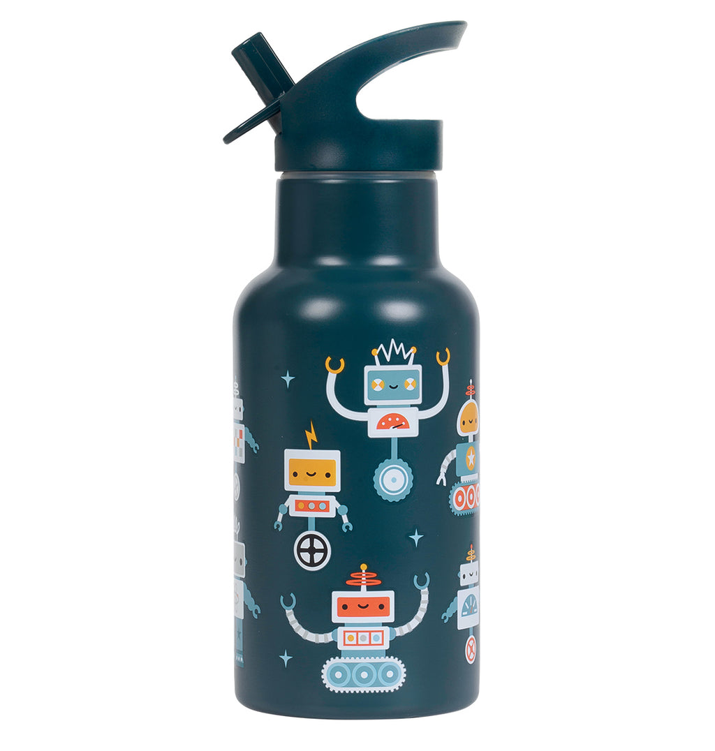 RVS drinkfles: Robots