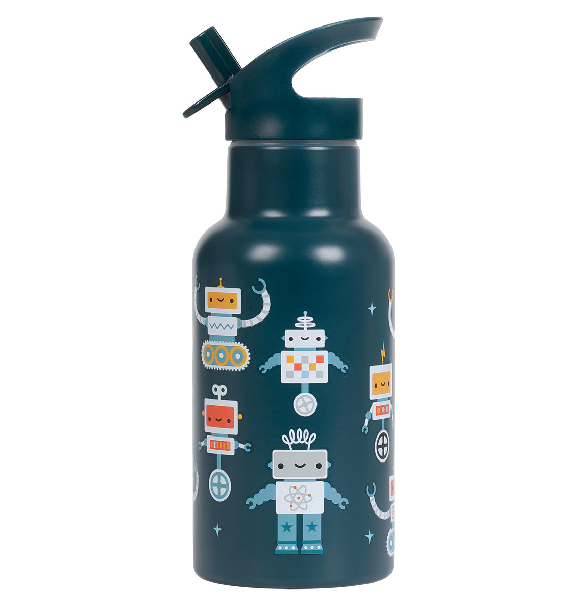 RVS drinkfles: Robots