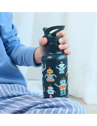 RVS drinkfles: Robots