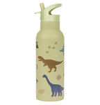 XL RVS drinkfles: Dinosaurussen