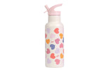 XL RVS drinkfles: Hartjes