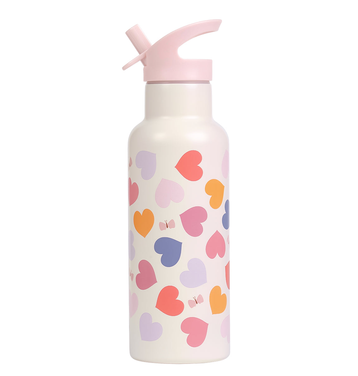 XL RVS drinkfles: Hartjes