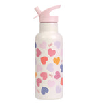 XL RVS drinkfles: Hartjes