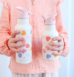 XL RVS drinkfles: Hartjes