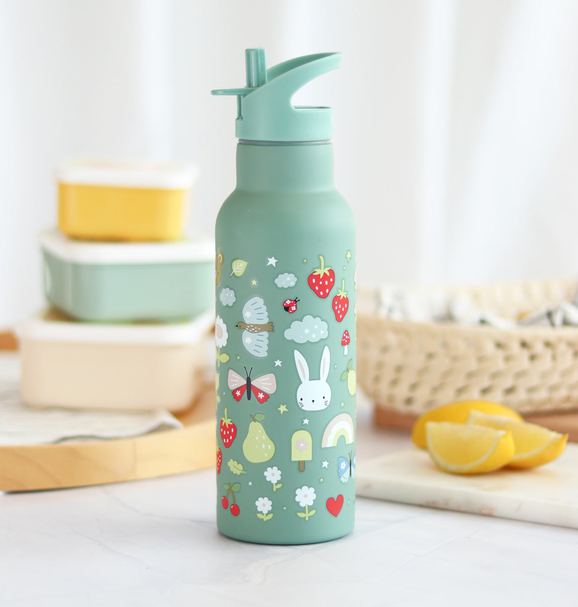 XL RVS drinkfles: Joy