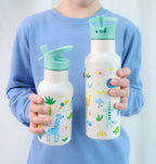 XL RVS drinkfles: Jungle