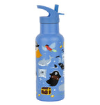 XL RVS drinkfles: Piraten