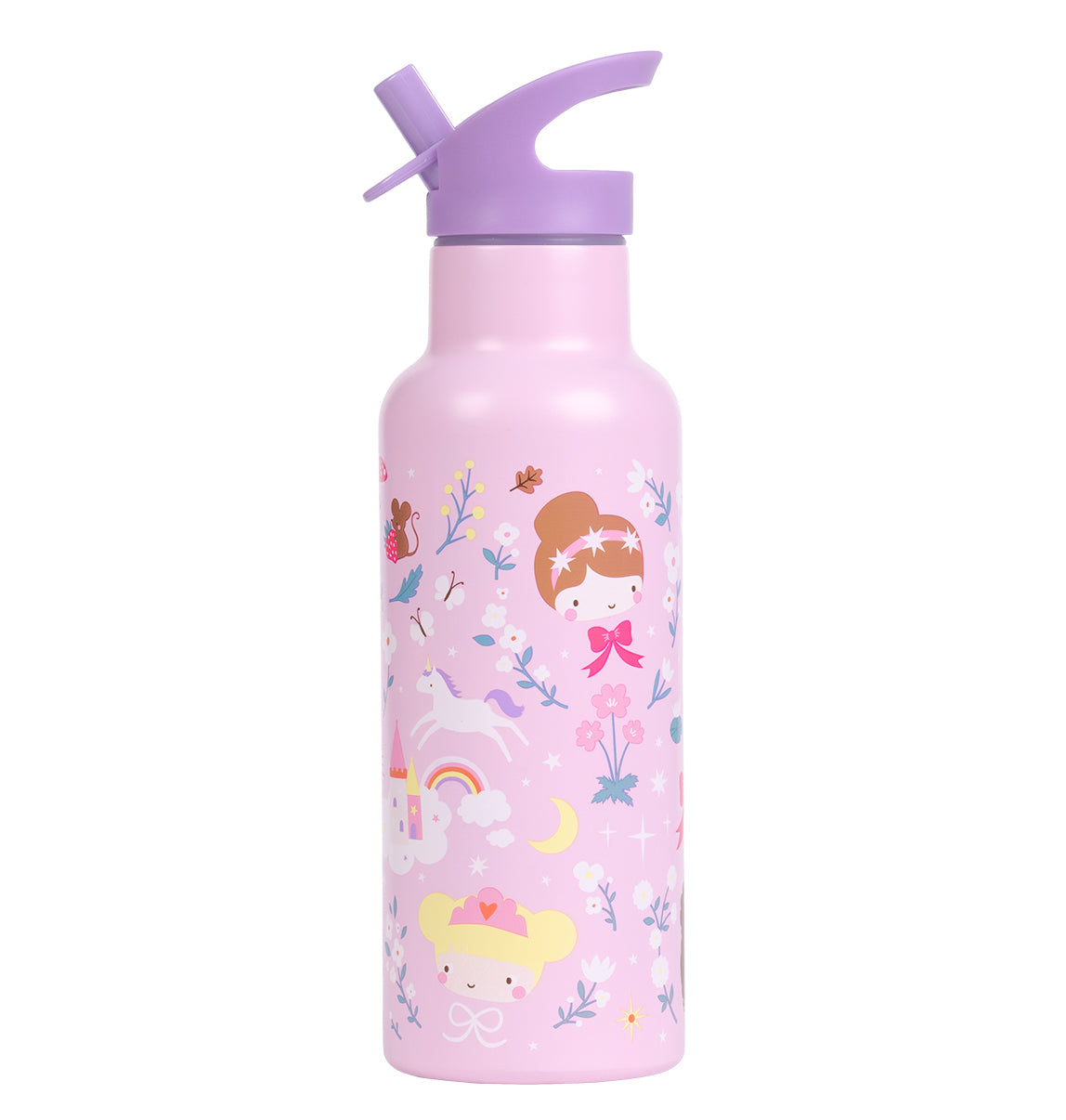 XL RVS drinkfles: Prinsessen