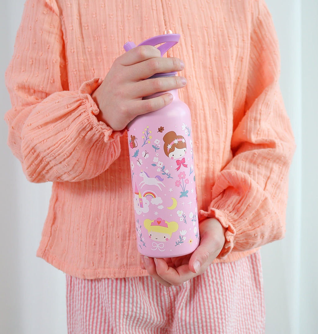 XL RVS drinkfles: Prinsessen