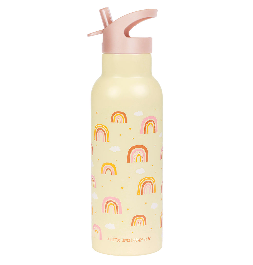 XL RVS drinkfles: Regenbogen
