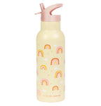 XL RVS drinkfles: Regenbogen