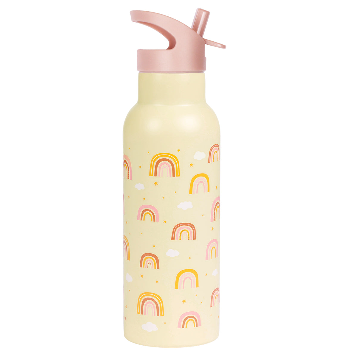 XL RVS drinkfles: Regenbogen