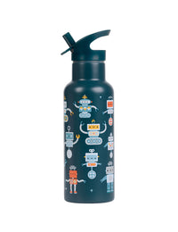 XL RVS drinkfles: Robots