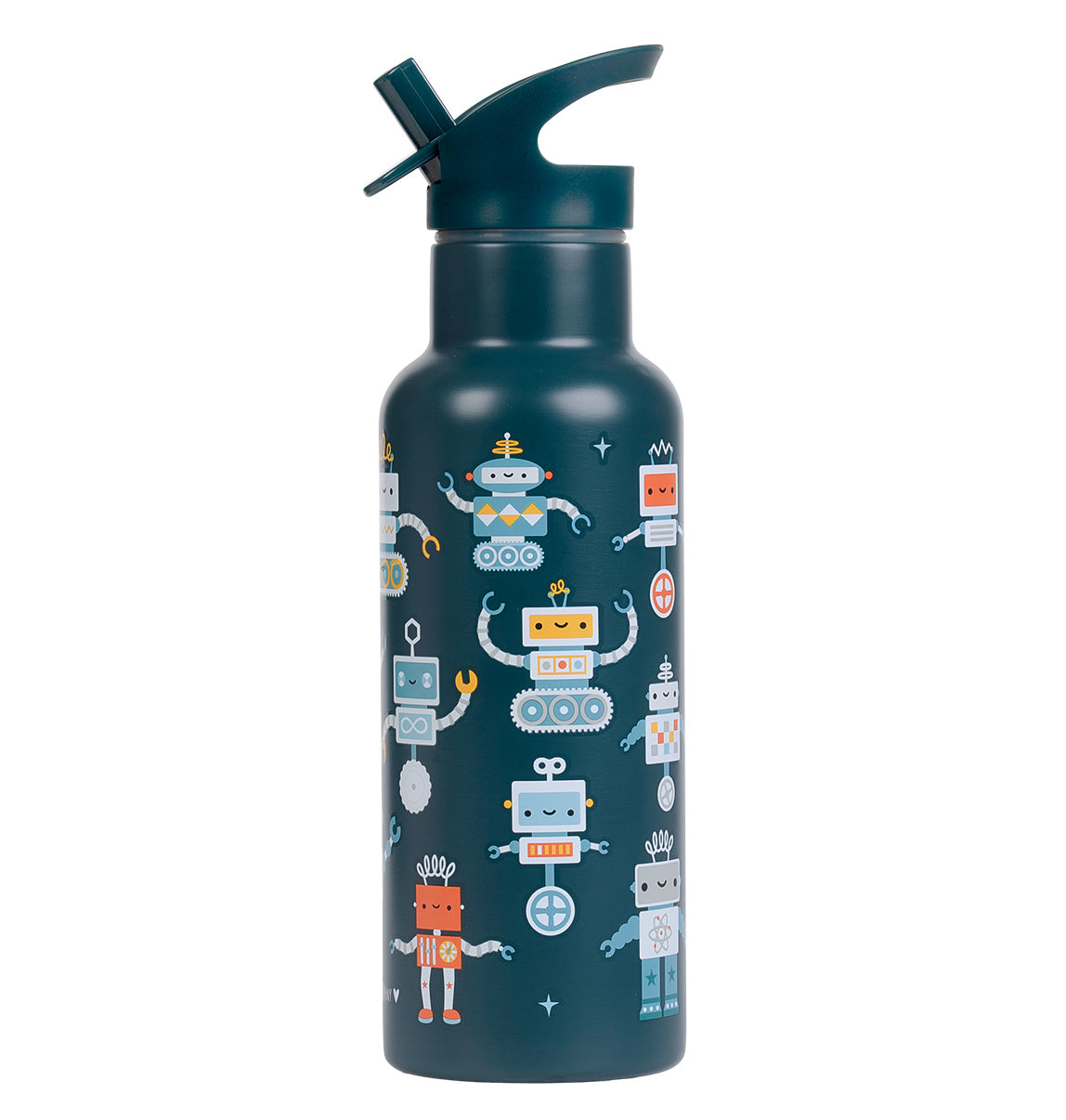 XL RVS drinkfles: Robots