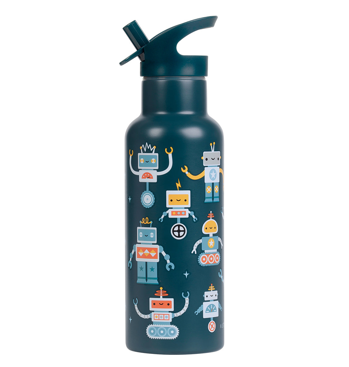 XL RVS drinkfles: Robots