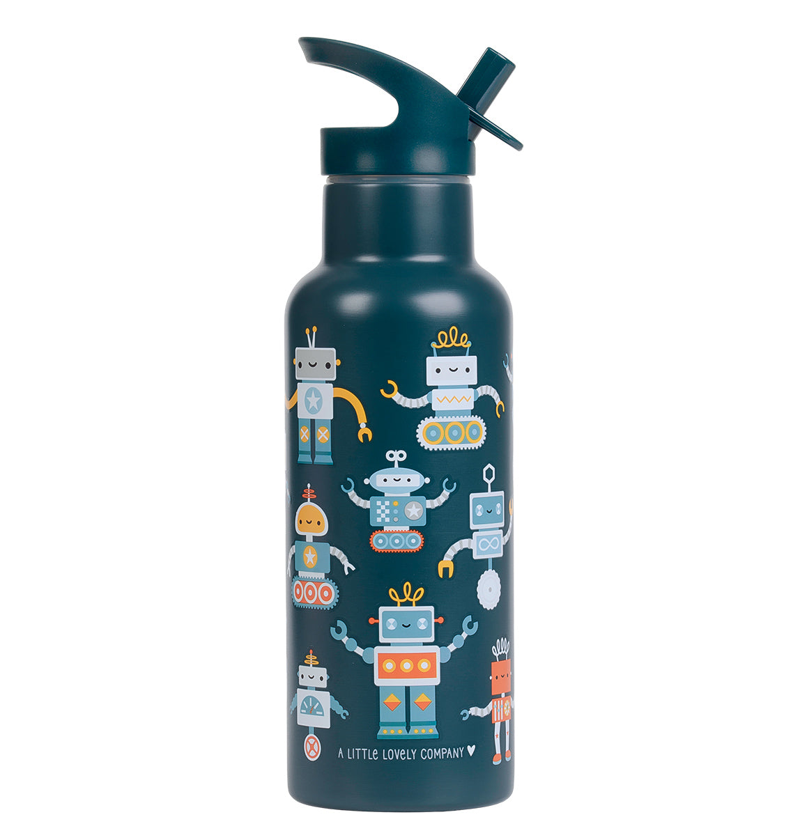 XL RVS drinkfles: Robots