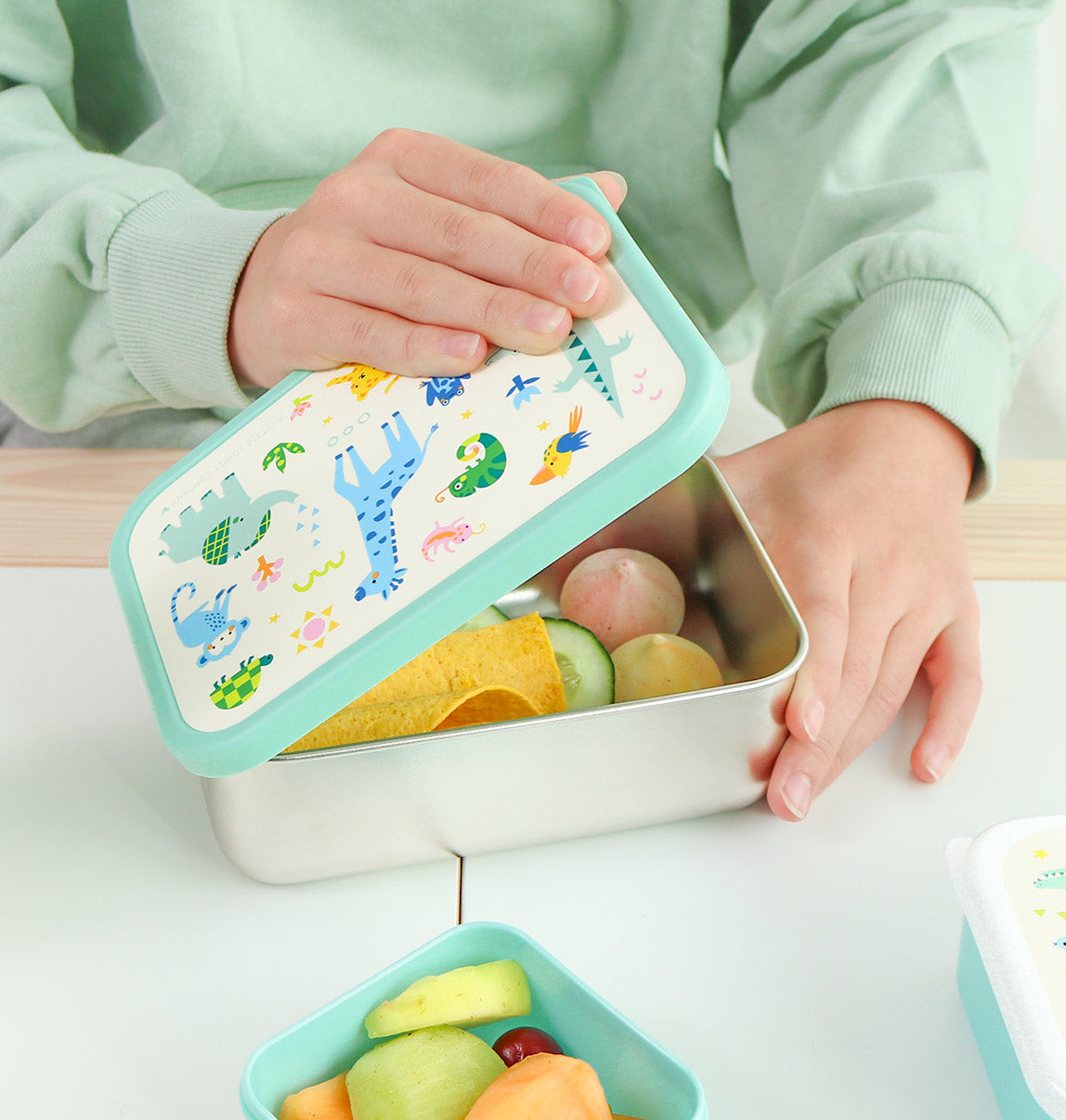 RVS lunch box: Jungle