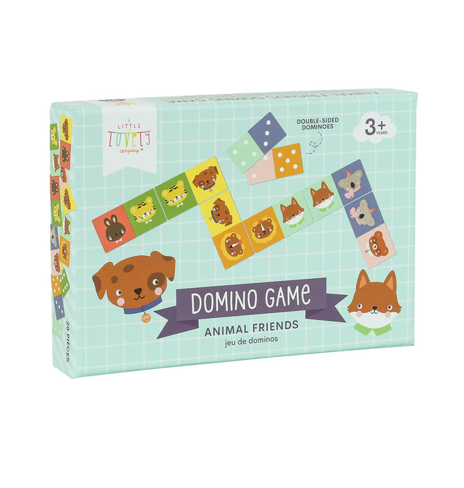 Domino spel: Dierenvriendjes