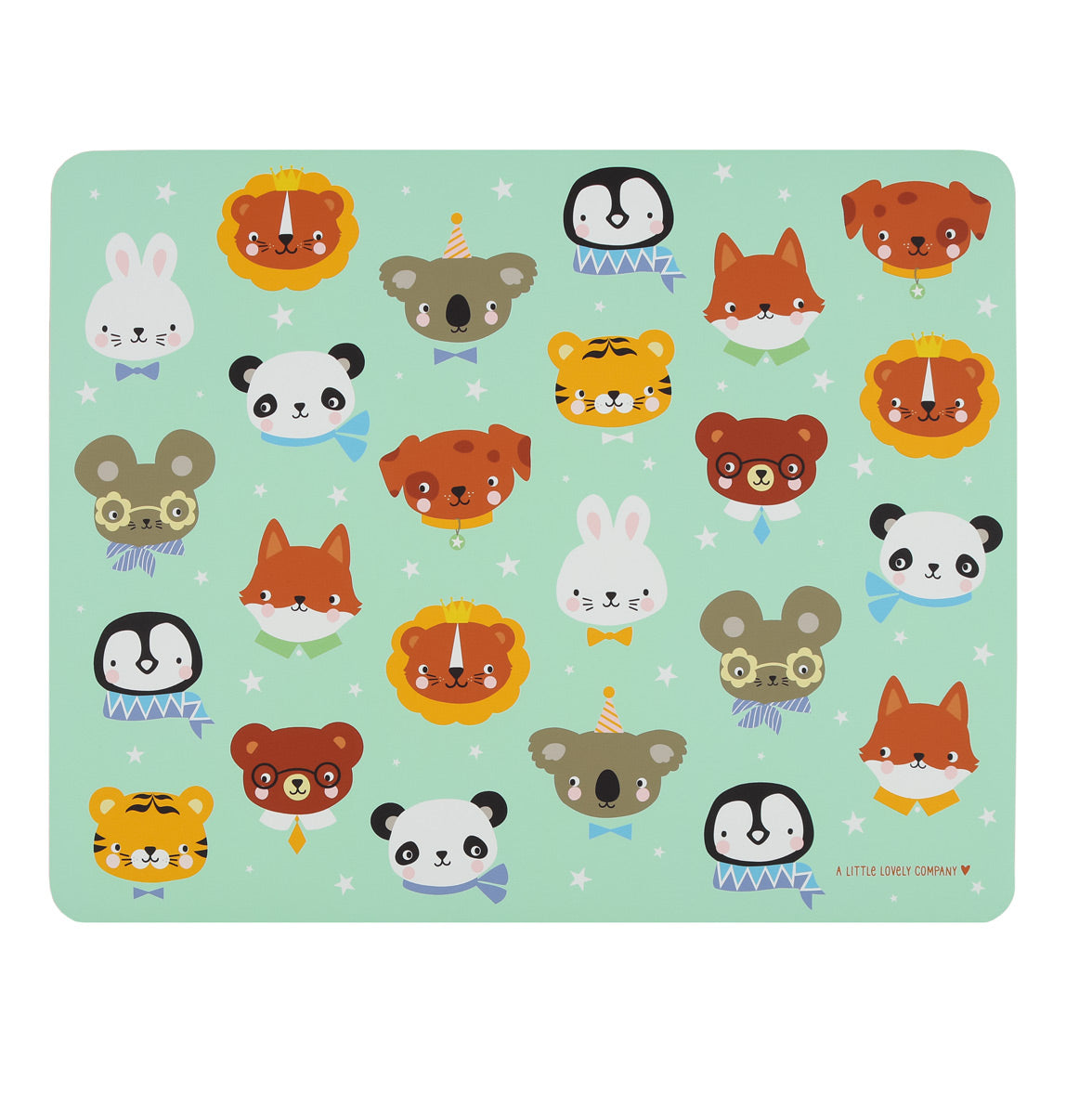 Placemat: Dierenvriendjes
